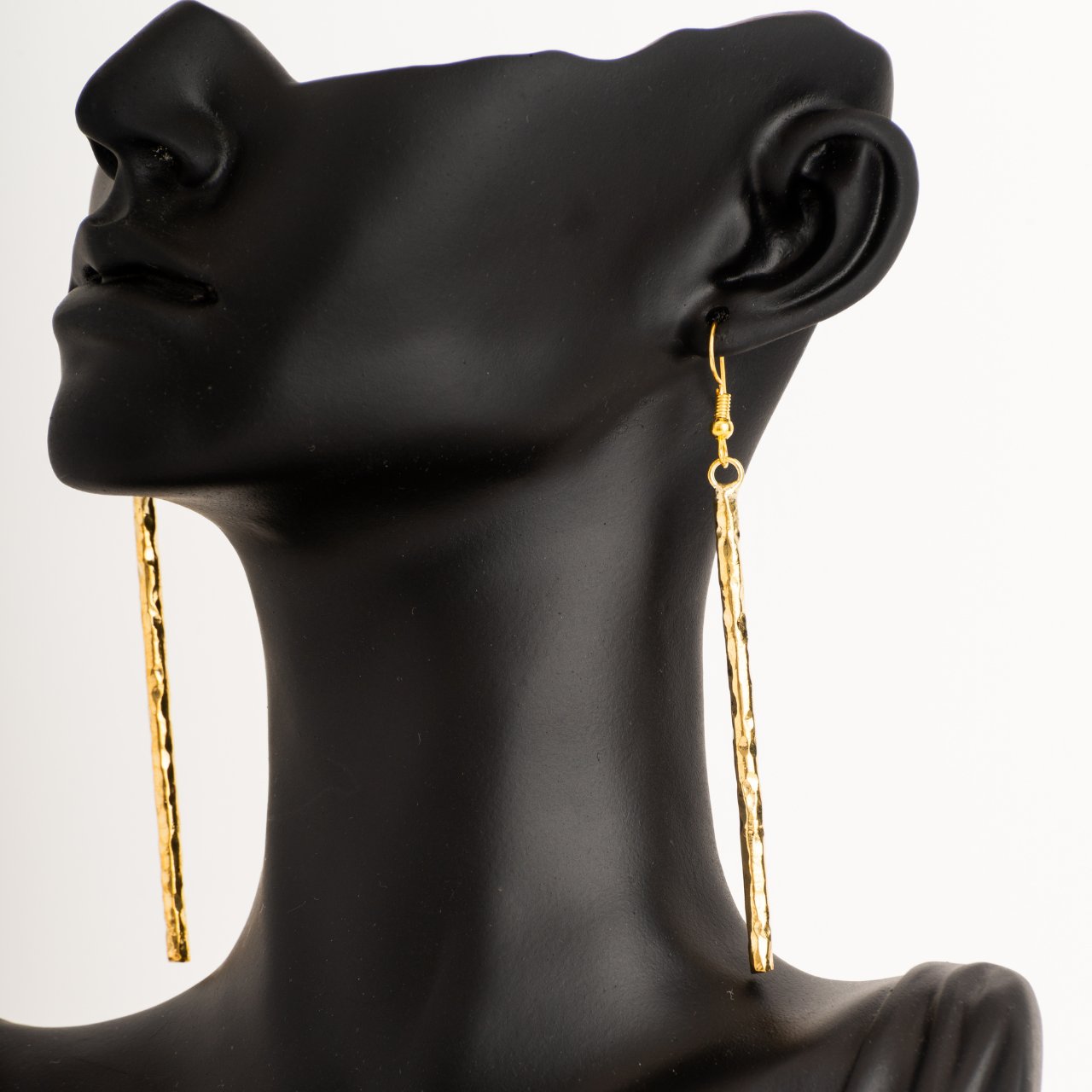 GEO_ Brass Geometric shape earrings, Circles