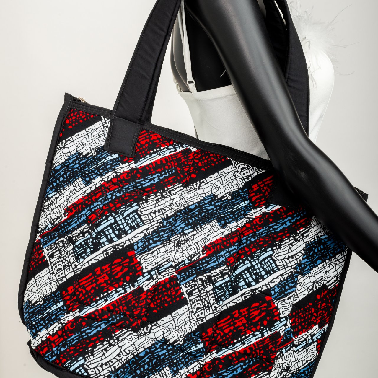Large Kitenge Bags Red Blue White 1280x1280px Large Kitenge Bags Red Blue White