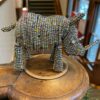 Beaded Rhino Sculpture