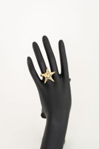 Brass Starfish Ring - Adjustable