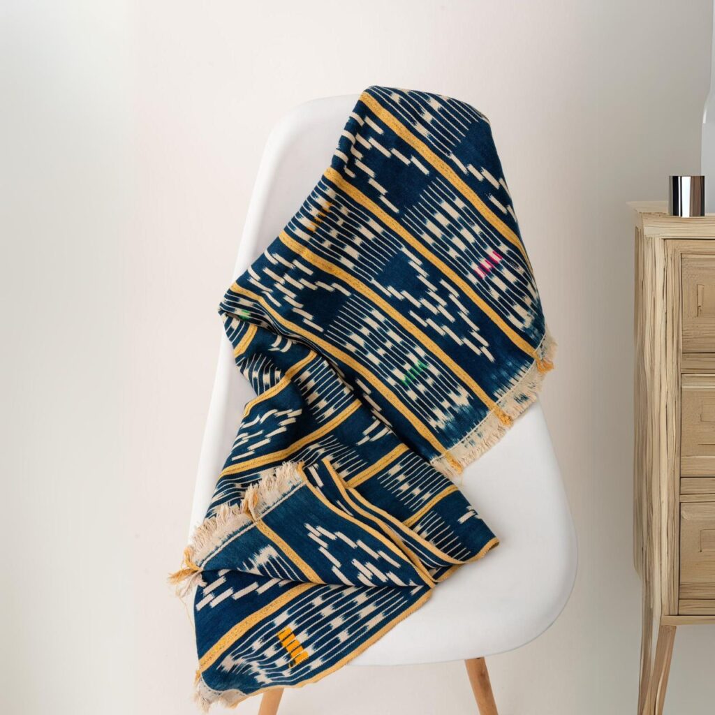 Handmade Baoule Fabric on Chair