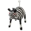 Beaded Animal Zebra front