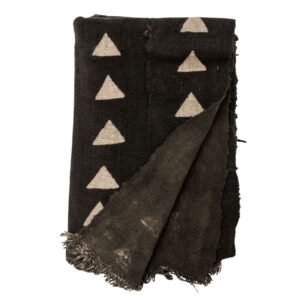 Black and white mudcloth - triangles