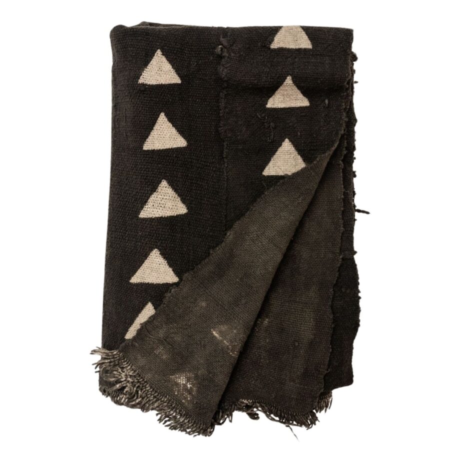 Black and white mudcloth - triangles