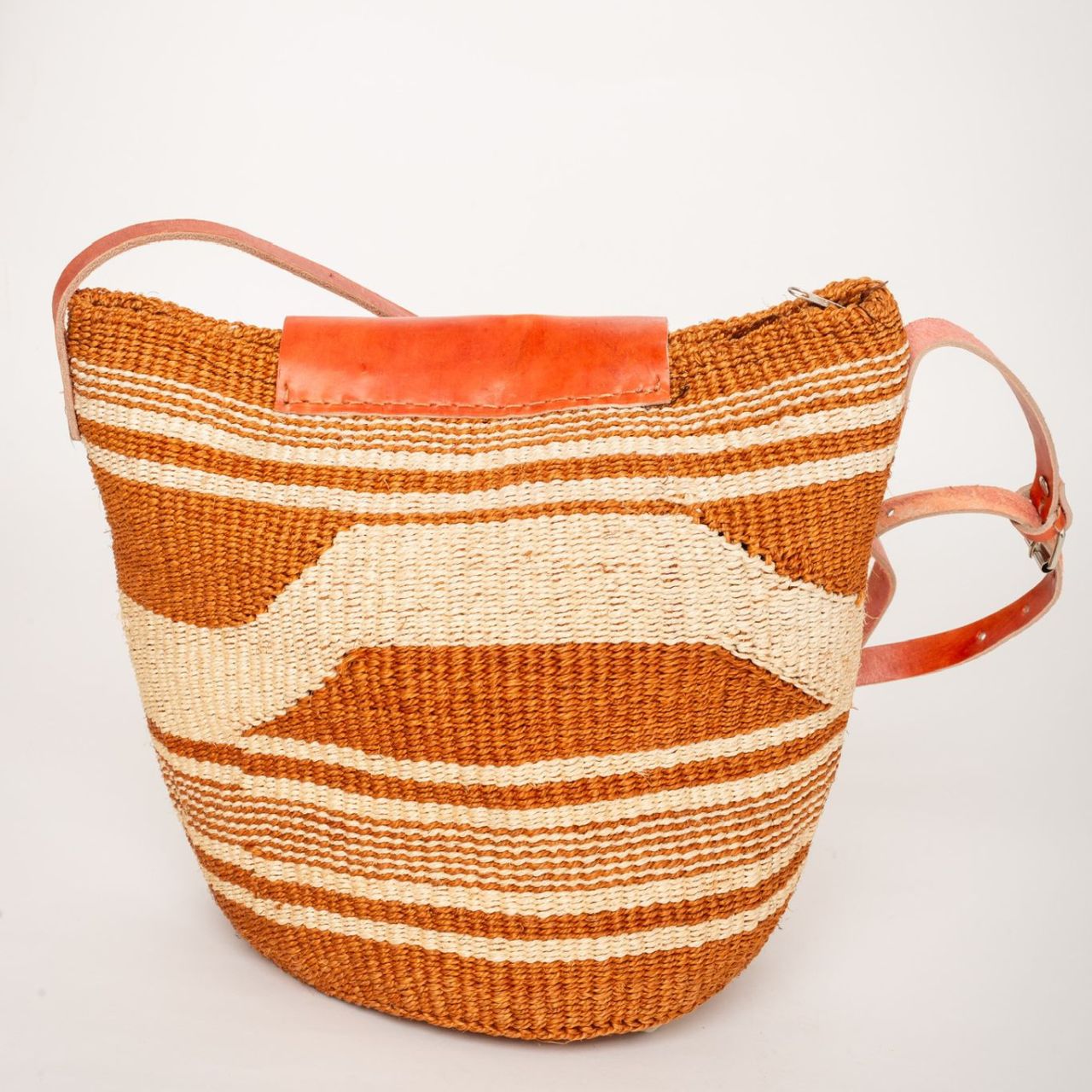 Sisal Basket Bag Back Sisal Basket Bag Back
