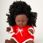 black baby santa doll christmas gift aimee doll