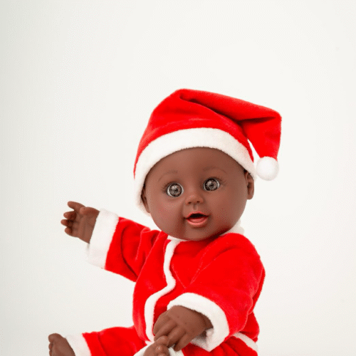 Aimee Doll: Baby Santa in Red Suit with Hat