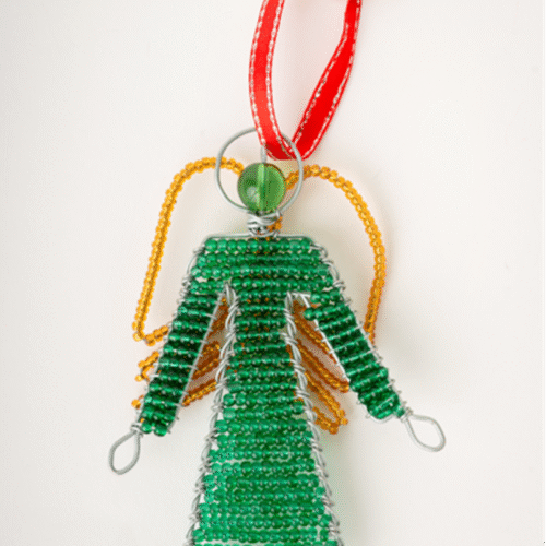 Angel Ornament - Green
