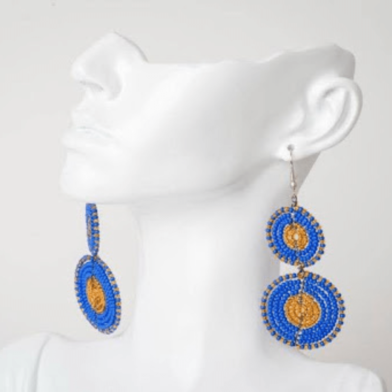 African beaded earrings