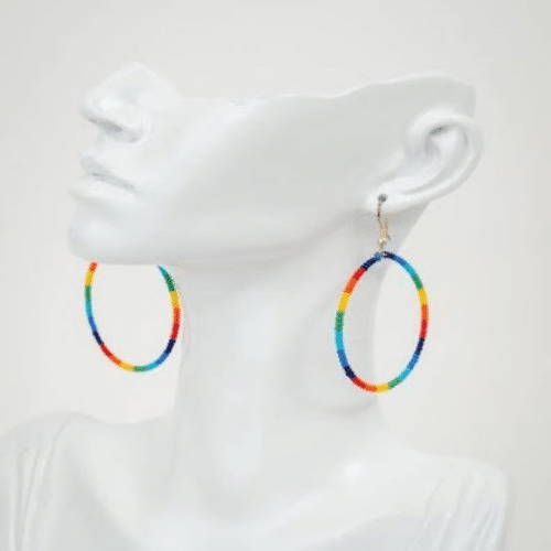 Beaded Dangly earrings
