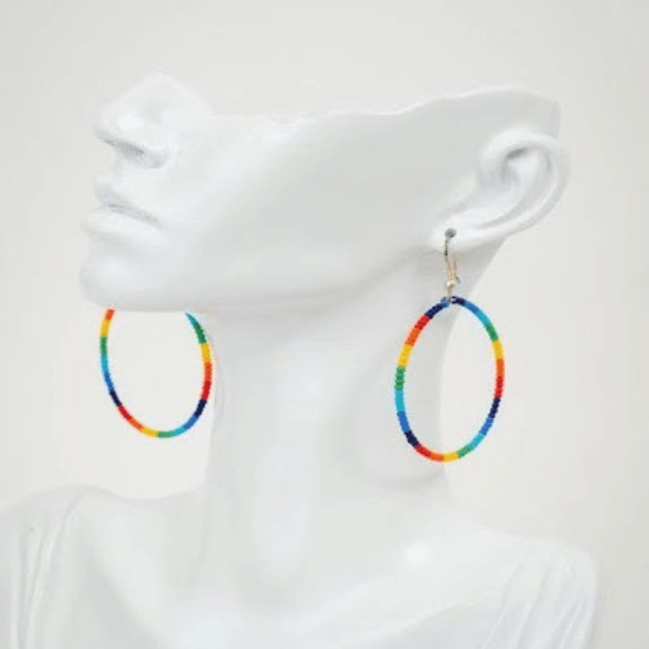 Beaded Dangly earrings