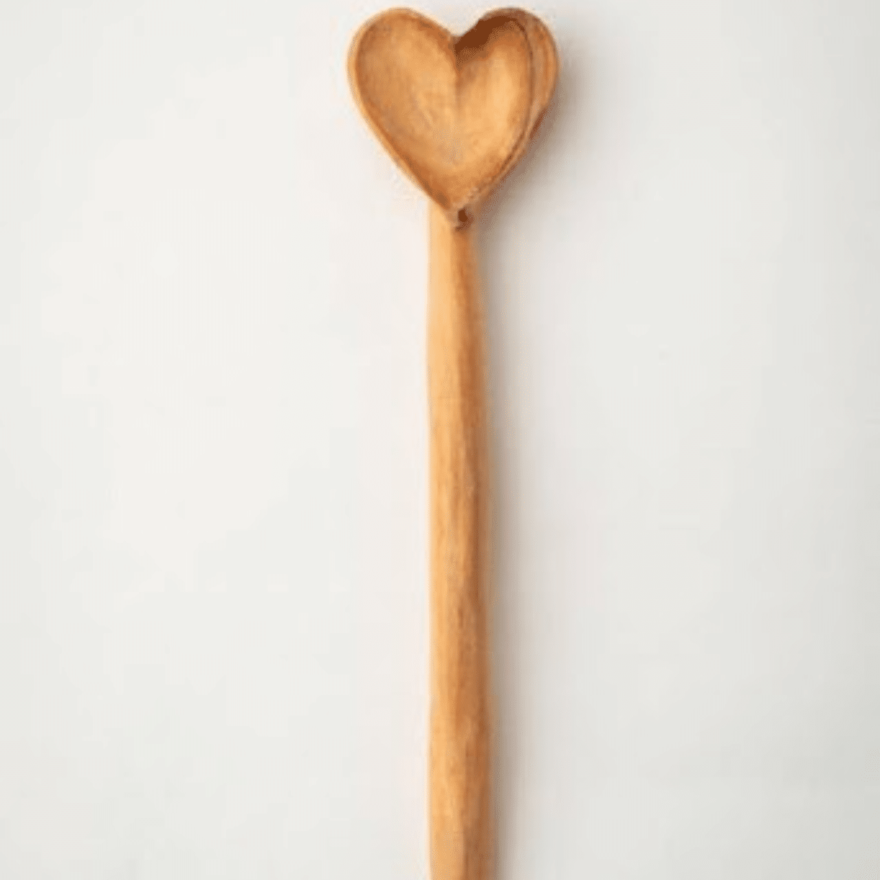 Image 9 olive wood heart spoon