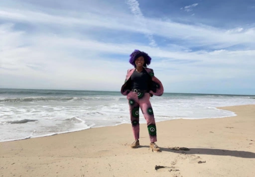 African Print Blazer