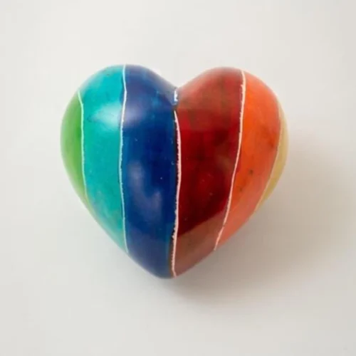 Hand Painted wooden heart