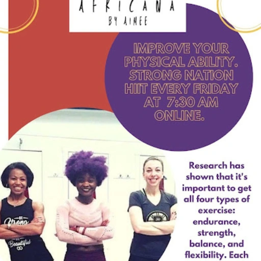 Strong Nation HIIT every Friday at 7:30 AM online- Explore Spring Collection- Positively Africana by Aimee