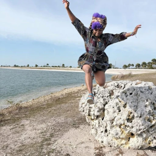 Aimee celebrating spring energy and movement- Positively Africana by Aimee