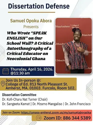 Samuel Opoku Abora Dissertation Defense