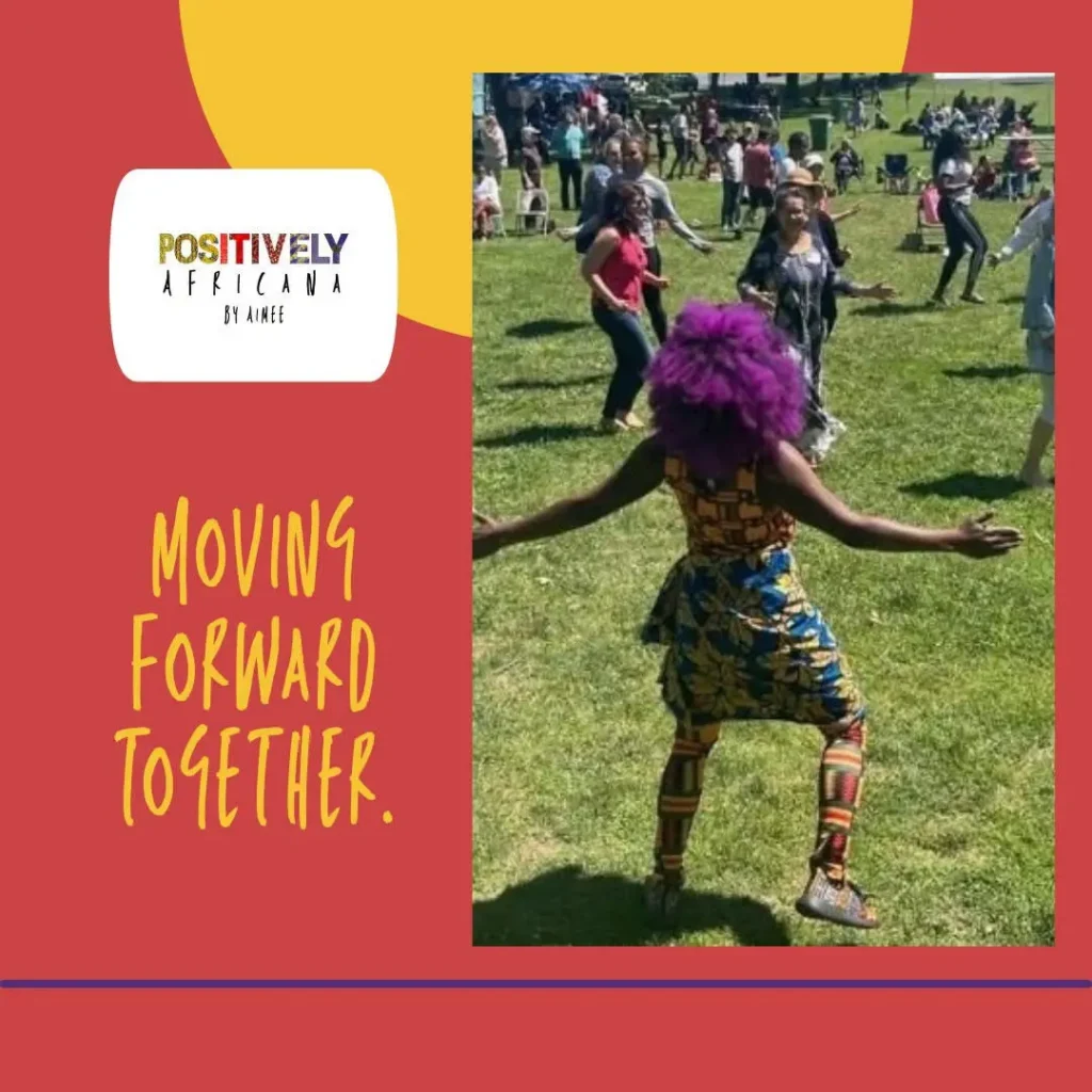 Outdoor branded moment. Moving forward together.